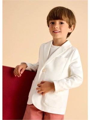 Mayoral Erkek Çocuk Blazer Ceket Krem 3417