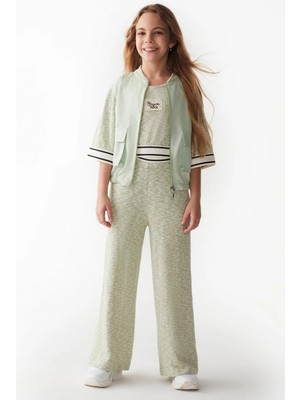 Nk Kids 56305 Kız Çocuk Yeşil Superstar Pantolon