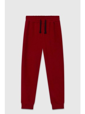 Benetton Erkek Çocuk Tek Alt 4-14 Yaş Bordo