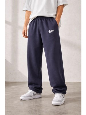 Sw Nakışlı Baggy 3 Iplik Eşofman Altı