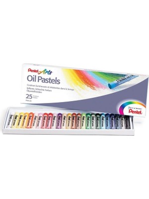 Pentel Arts Yağlı Pastel Boya - 25 Renk / YPHN25