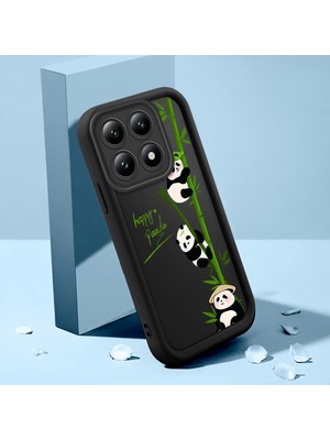 HONTINGA Xiaomi Mi 14T ile Uyumlu Kılıfı Düşüme Önleyici Basitlik Anti Düşme Kamera Korumali Şirin Spider Siyah Desen Yumuşak Silikon Telefon Kılıfı Kadın ve Erkek Için Uygundur K2-0471