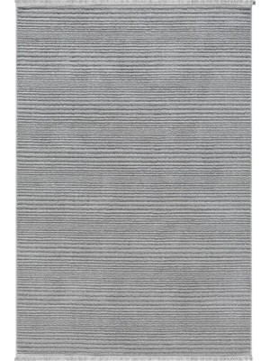 Halımax Seyran Halı Zara 0950 Gri Ekstra Yumuşak Kabartmalı Modern Yolluk Koridor Mutfak Salon Halısı