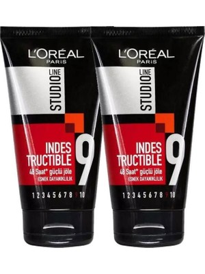 L'Oréal Paris Loreal Paris 48 Saat Güçlü Jöle Studio Line Indestructible 150 ml X2