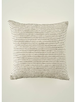 Bella Maison Bianca Dolgulu Dekoratif Yastık Gri Renkli 43X43 Cm Şık Tasarım
