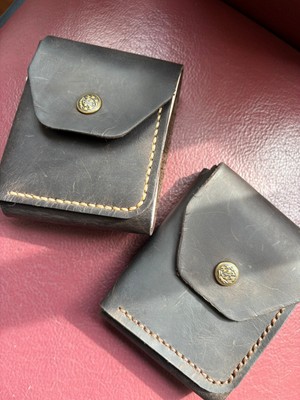 Asus Deri - Vıctor -  Kahverengi Hakiki Dana Deri Erkek Nakit Banknot Cüzdanı