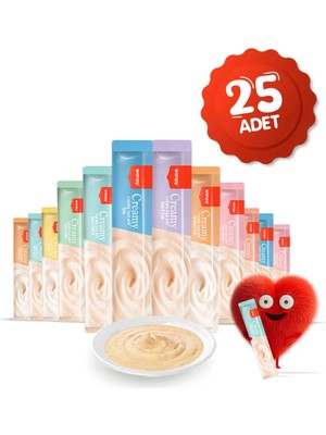 Wanpy Karışık Lezzetli Sıvı Kedi Ödülü 14 gr x 25 Adet Tüm Yaş Kediler İçin Özel Formül