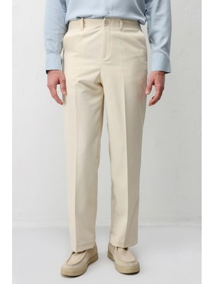 Antioch Ekru Straight Fit Erkek Pantolon