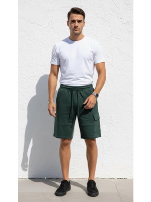 Plus Scorpion Erkek Kargo Şort Slim Fit – Cep Detaylı, Premium Kumaş, Günlük Şık Şort