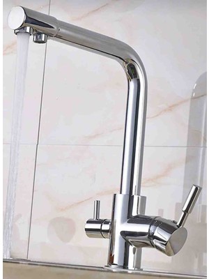 ESHOME 3 Yollu Eviye Mutfak Bataryası Muslugu