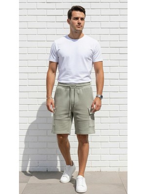 Plus Scorpion Erkek Kargo Şort Slim Fit – Cep Detaylı, Premium Kumaş, Günlük Şık Şort