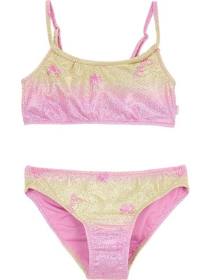 Barbie Çok Renkli Kız Çocuk Bikini Takım BRB6SG-BKI6084