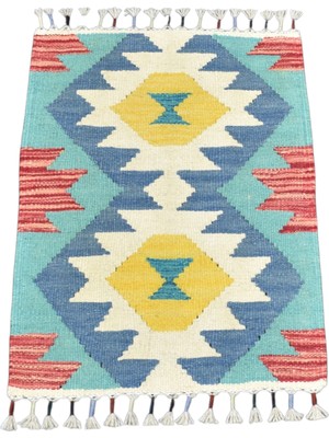Zehra Abla Halı Yeni El Dokuma Ender Cerit Yörükleri Meşhed Iran Yün Kilim 7239