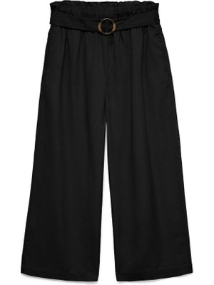 Vero Moda Kadın Tencell Pantolon 10341670 Vmbree Hr Tencel Belt Culotte Pants