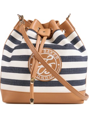 Ted Baker %80 Polyester, %20 Poliüretan Lacivert Kadın Omuz Çantası TBSS26FBAG013