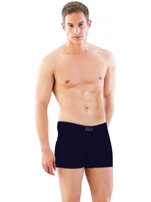 Marsilyan-  Lacivert Mı Emay 2108 Seamless Uzun Erkek Boxer