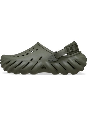 Crocs Koyu Yeşil Erkek Plaj Terliği Echo Clog