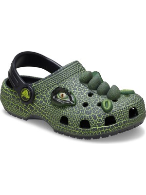 Crocs Yeşil Erkek Çocuk Plaj Terliği 211372-CLASSIC Iam Scary Dino Clog