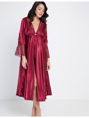 Pierre Cardin 6620 6'Lı Çeyizlik Saten Gecelik Sabahlık Takım