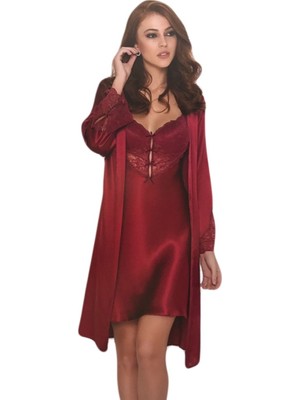 Pierre Cardin Kadın Gecelik Sabahlık Takımı