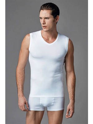 Eros Compact V Yaka Kolsuz T-Shirt 2li Ekonomik Paket ERS006