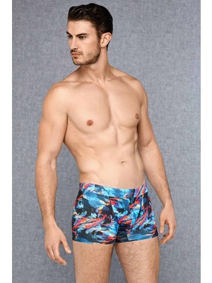 DOREANSE 1851 ERKEK ÇOK RENKLİ BASKILI BOXER