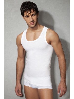 DOREANSE 2005 ERKEK PAMUK KLASİK BEYAZ ATLET