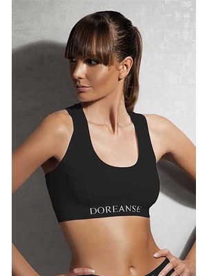 DOREANSE 14110 BAYAN SPORCU SİYAH BODY SÜTYEN
