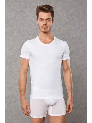 Doreanse Beyaz Erkek 2 Li T-Shirt 2800