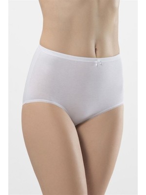 Türen Kadın Beyaz 2'li Likralı Külot 281