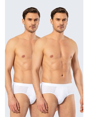 Cacharel 1503 Beyaz Ribana Erkek 2'li Slip