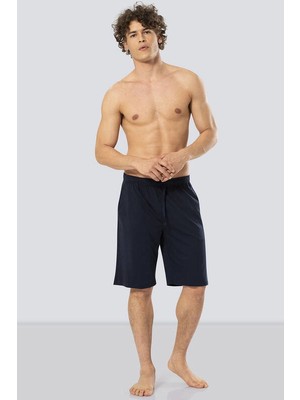 Cacharel Lacivert Modal Bermuda Şort 2172