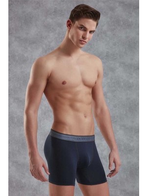DOREANSE 1776 ERKEK MODAL KOT DESEN MAVİ BOXER