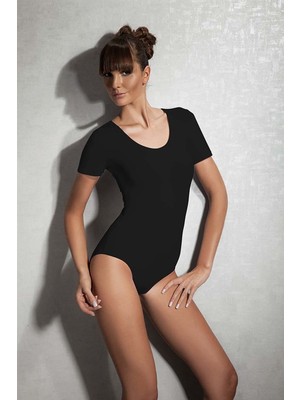 Doreanse Siyah Kadın Body 12301
