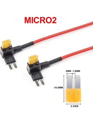 Viofo Fuse Tap Micro2 Tip Sigorta Kutusu Bağlantı Aparatı Araç İçi Kameralar İçin Güvenli Bağlantı
