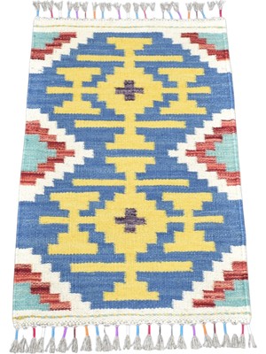 Zehra Abla Halı Yeni El Dokuma Otantik Cerit Yörükleri Meşhed Iran Yün Kilim 7241