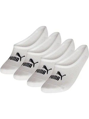 Puma Nos Footie 4p Çorap (4 Çift) 93531702 Beyaz