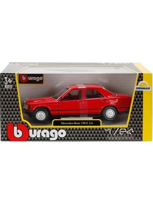 AyrStore Buğz 1021103 1:24 Mercedes Benz 1987 190 E Model Araba