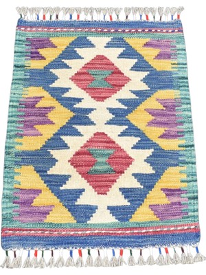 Zehra Abla Halı Yeni El Dokuma Benzersiz Cerit Yörükleri Meşhed Iran Yün Kilim 7240