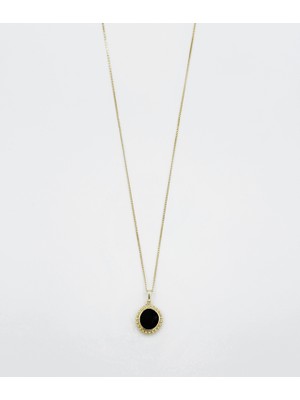 Mavika Jewellery 14K Gold Plated Solar Eclipse Kolye