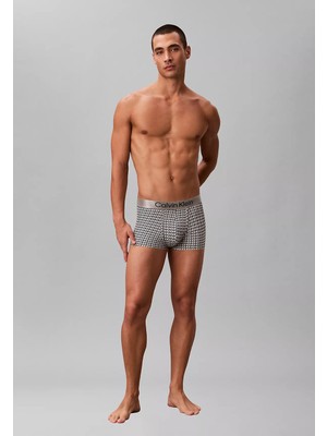Calvin Klein Erkek Logo Etiketli Elastik Bel Bantlı Gri Boxer LV00NB4127-2RN