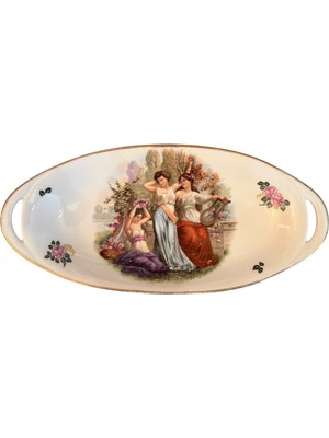 Limoges Porselen Sunum Tabağı - 30,5 cm  14,5 cm