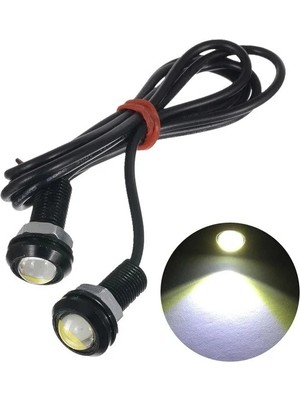 Uslucan Alışveriş Kartal Gözü Ayna Altı LED Gündüz Ledi Beyaz