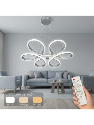 Avizego Niva LED Sarkıt Avize 3 Renk Kumandalı