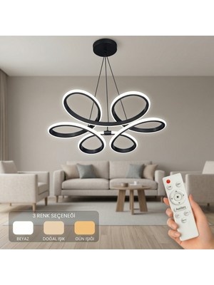 Avizego Niva LED Sarkıt Avize 3 Renk Kumandalı