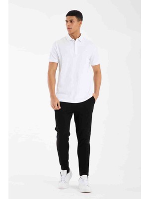 Lacoste  Polo  Paris  Büyük Beden Beyaz