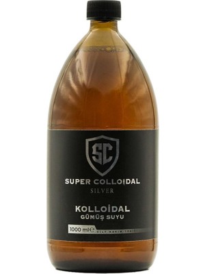Scitech Super Colloidal Kolloidalgümüş Suyu 1000 ml 40 ppm İspanya Menşeli Sertifikalı İçerik