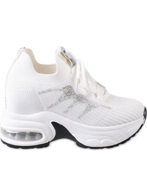 Guja 26Y300-1 Gizli Dolgu Yüksek Taban Kadın Sneaker Spor Ayakkabı