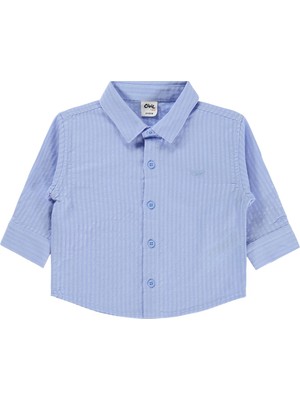 Civil Baby Yelken Nakışlı 6-18 Ay Gömlek - Mavi