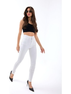 Infivento 6489 Pantolon-Beyaz